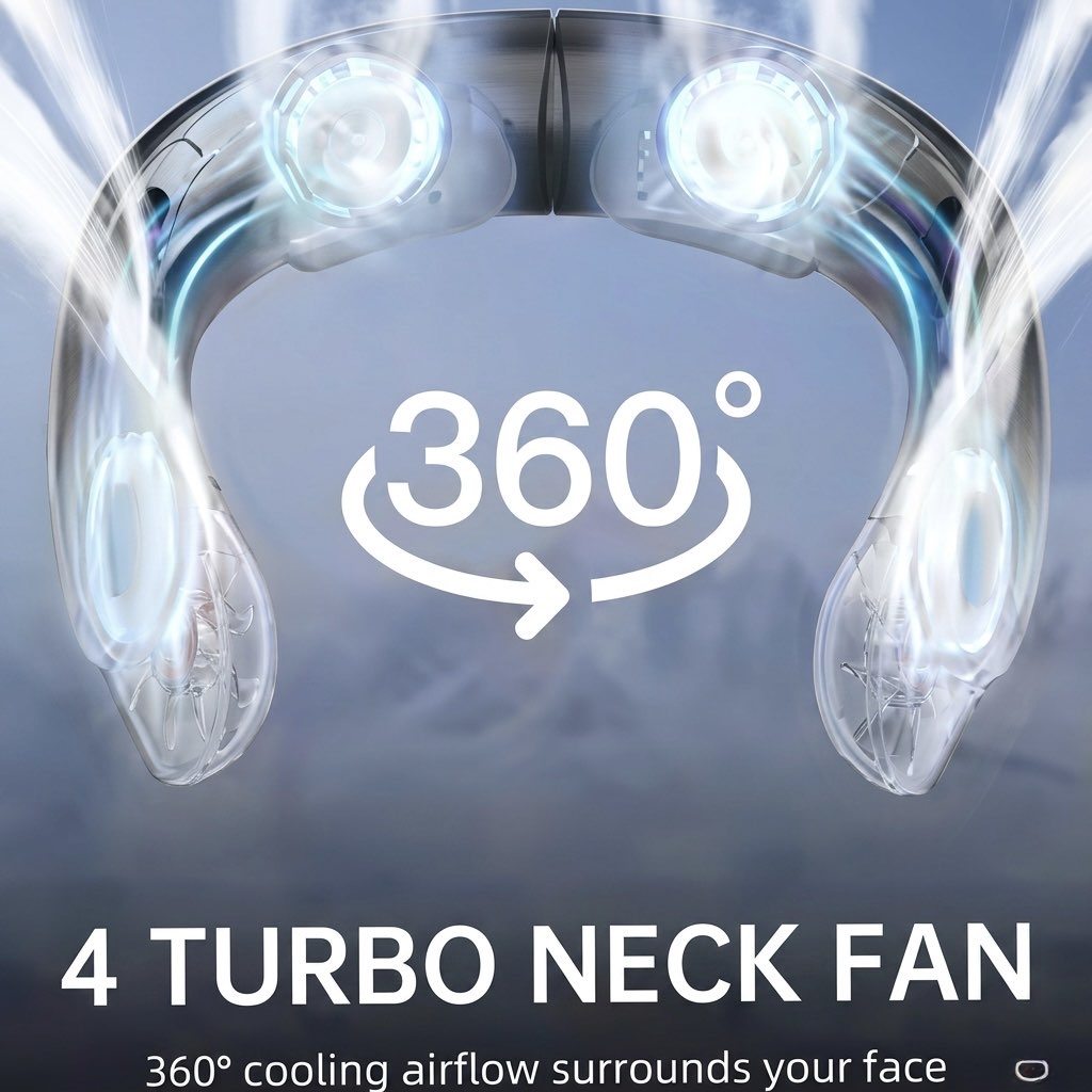 Coolora portable neck fan